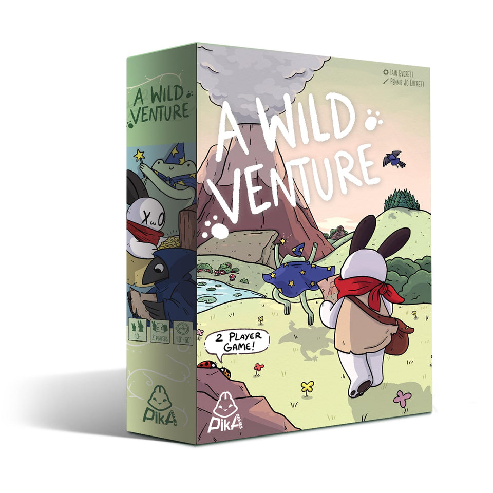 Asmodee A Wild Venture front cover, inviting quick pickup for family game nights.