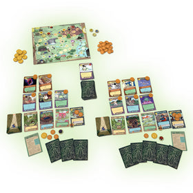 Asmodee A Wild Venture two-player gameplay, emphasizing fast turns and strategic engine-dismantling.