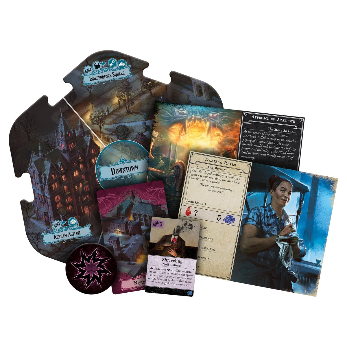 Asmodee Arkham Horror Third Edition ancient one looming prompts tense encounters.