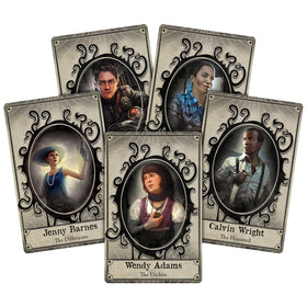 Asmodee Arkham Horror Third Edition investigator figures highlight unique abilities and strategy.
