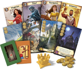 Asmodee Citadels Revised Edition compact design enables easy transport and family game nights.