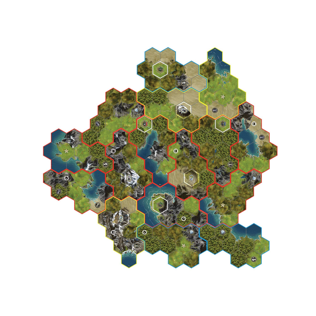 Asmodee Civilization: A New Dawn victory tracks enabling strategic planning