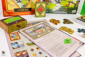 Asmodee Cozy Stickerville residents illustrations spark personal narratives.