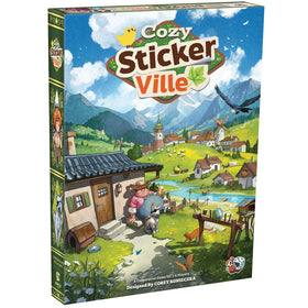 Asmodee Cozy Stickerville story book for immersive resident storytelling.