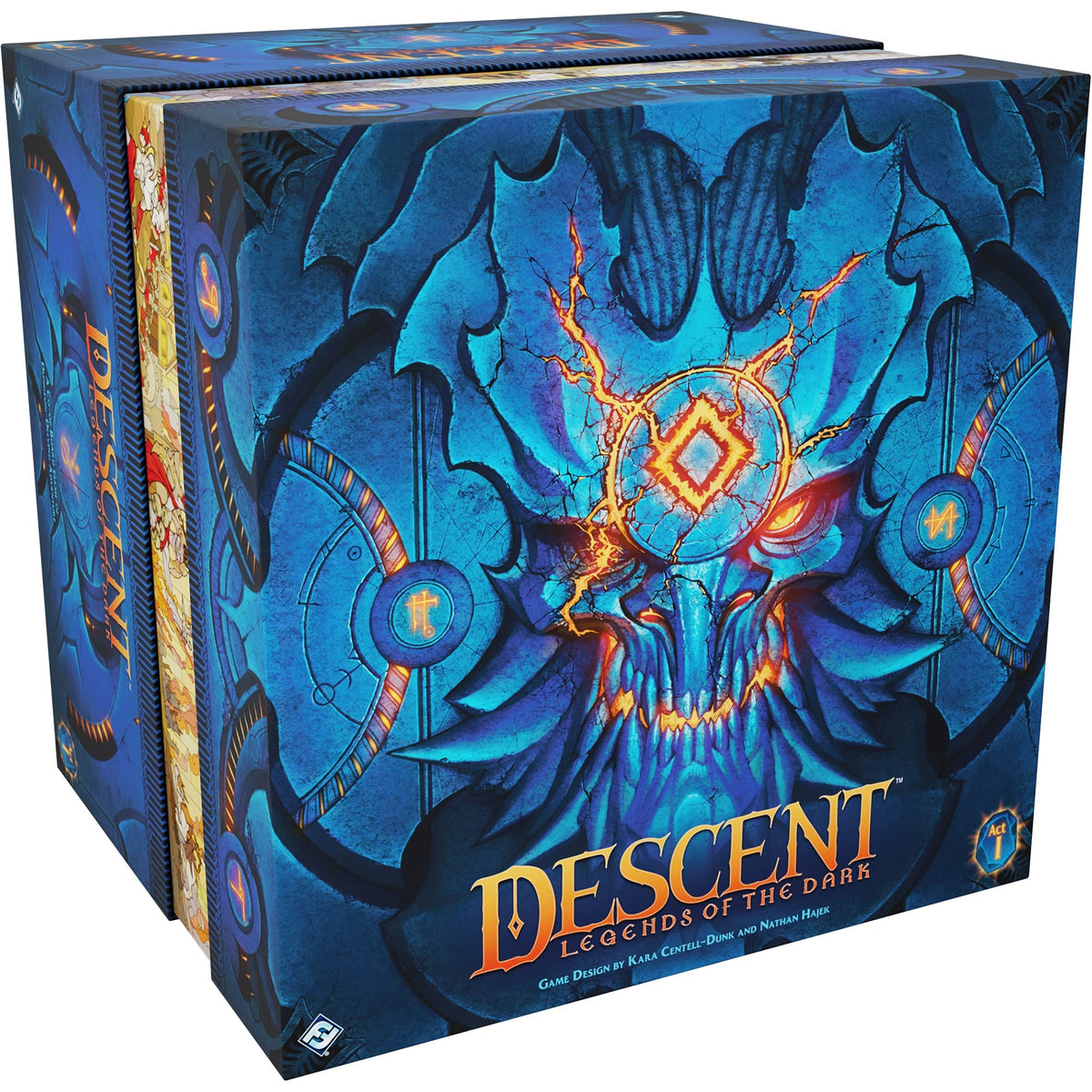 Asmodee Descent 3D terrain creates vivid dungeon exploration experiences.