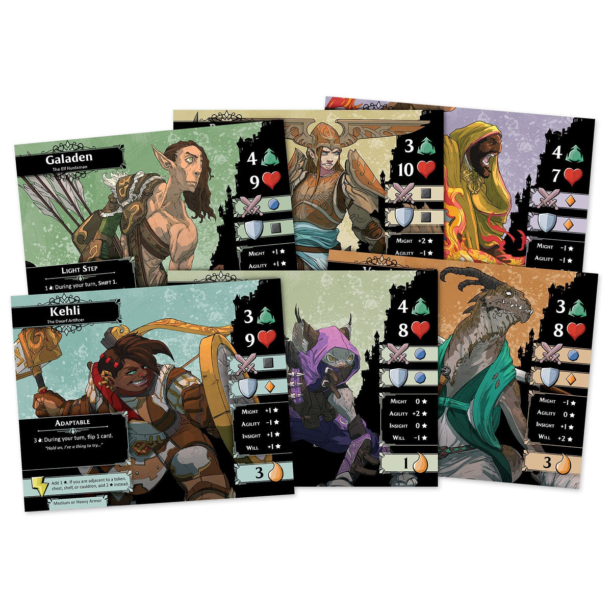 Asmodee Descent immersive boards and tiles support smooth setup and storytelling.
