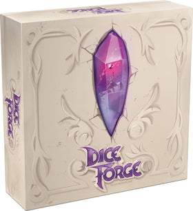 Asmodee Dice Forge: dice face upgrades fuel resource choices during play.