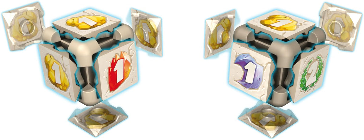 Asmodee Dice Forge: quick setup for fast, family-friendly gameplay.