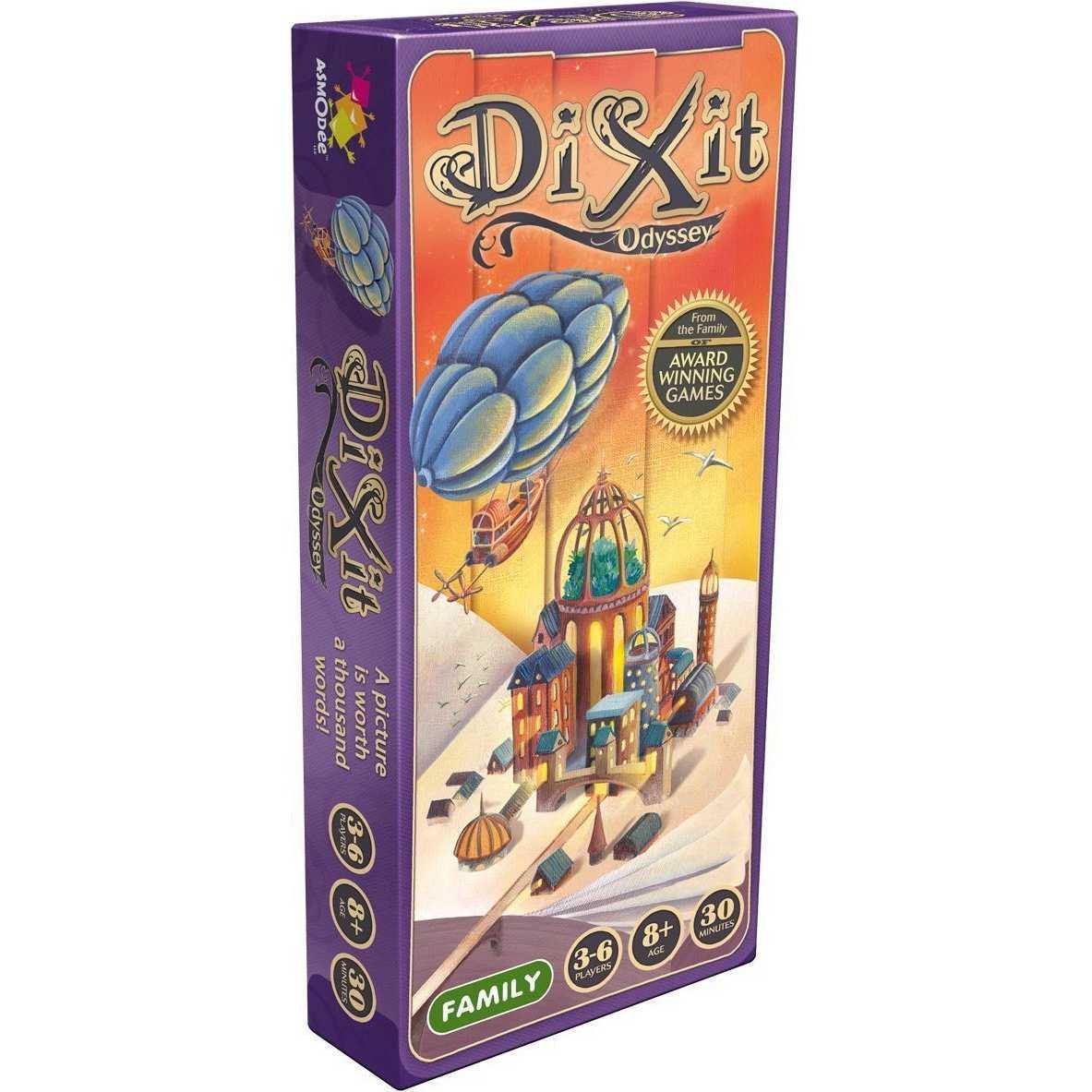 Asmodee Dixit Odyssey expansion features 84 new cards to spark imaginative storytelling.