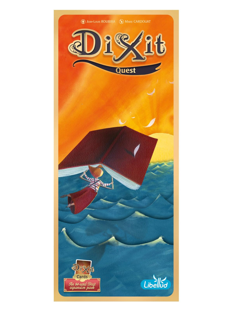 Asmodee Dixit Quest 84 cards showcasing mesmerizing original artwork for imaginative storytelling