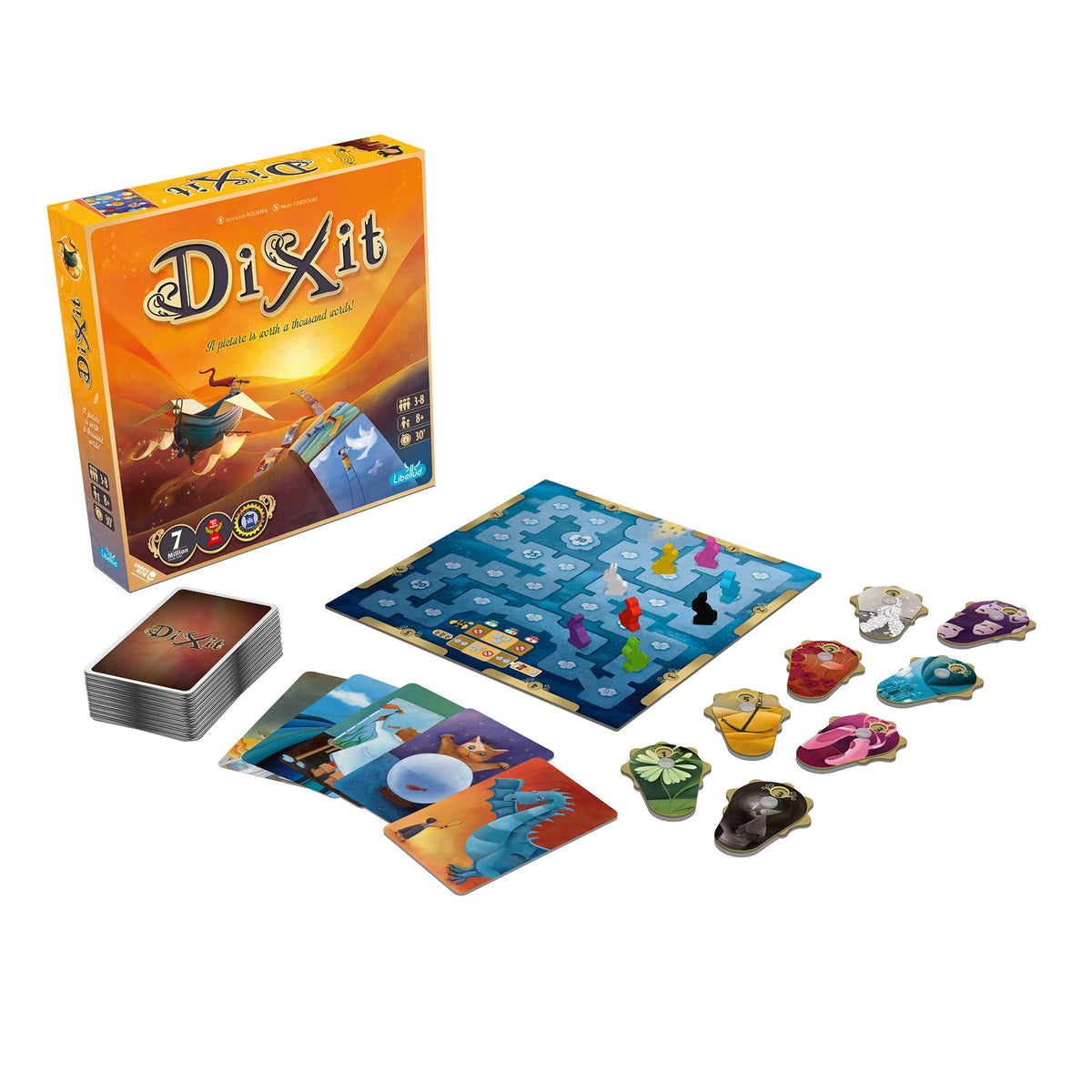 Asmodee Dixit storyteller clue interaction highlights intuitive clue sharing