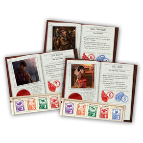 Asmodee Eldritch Horror investigator cards with unique abilities