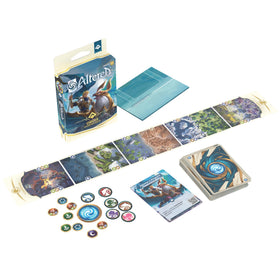 Asmodee Equinox Altered playmat ready-to-play setup