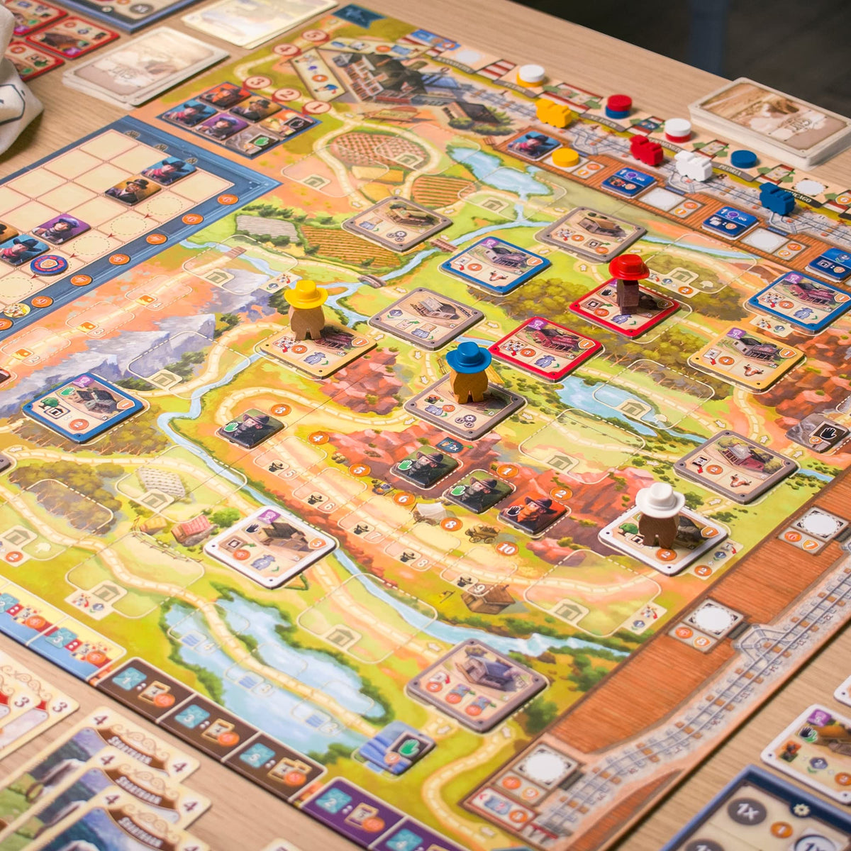 Asmodee Great Western Trail 2nd Edition cattle drive image highlighting planning and resource management