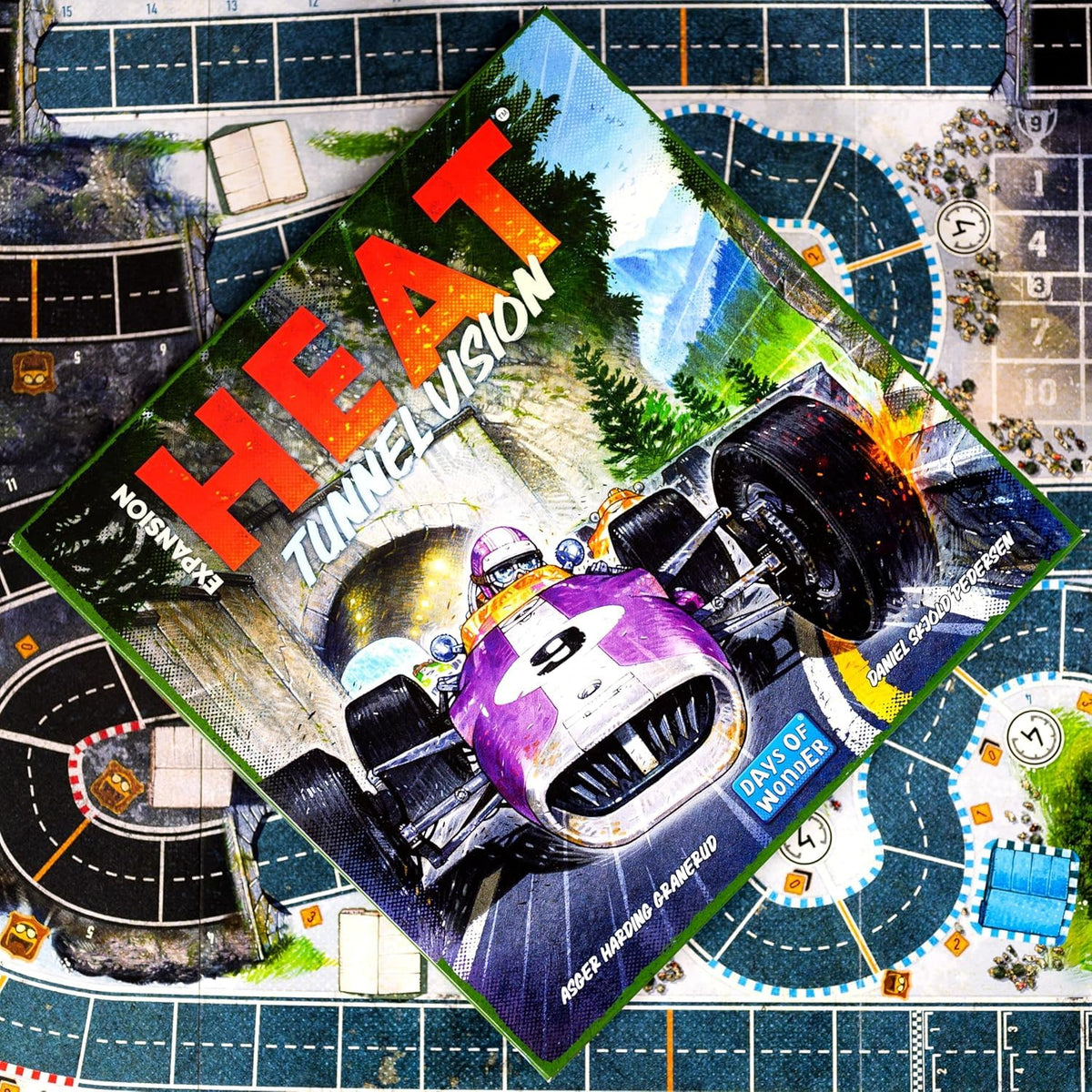 Asmodee Heat Tunnel Vision Netherlands track showcasing high‑speed straights and tight corners.