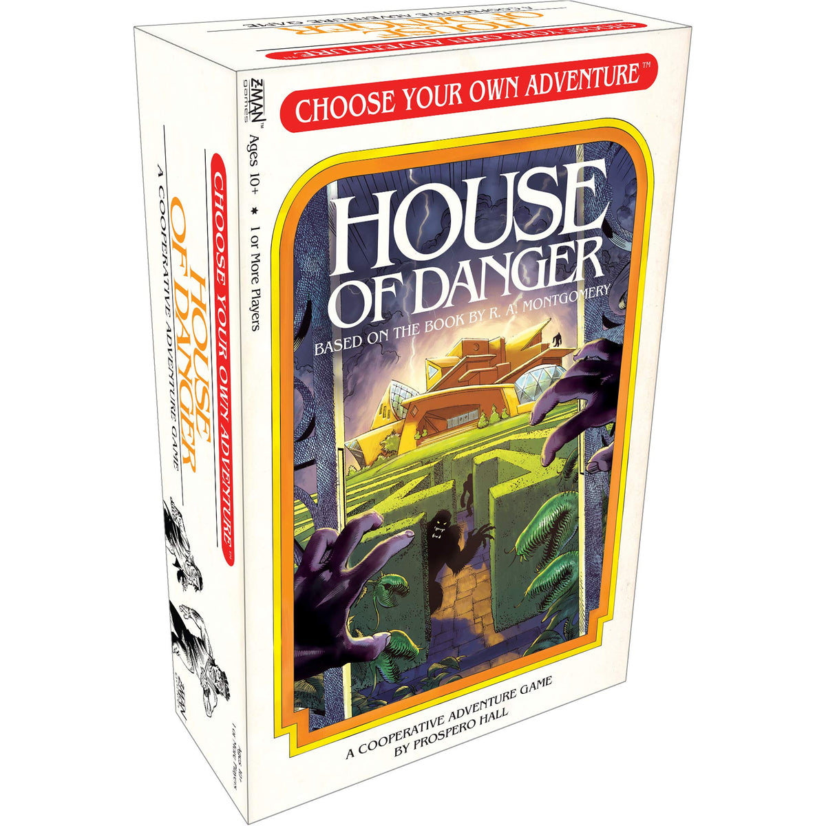 Asmodee House of Danger cover image inviting players to a suspenseful cooperative adventure