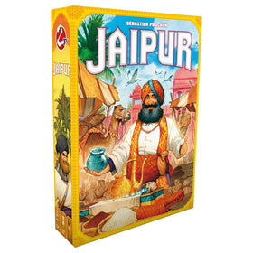 Asmodee Jaipur board game new edition artwork enhances immersion for two-player duels