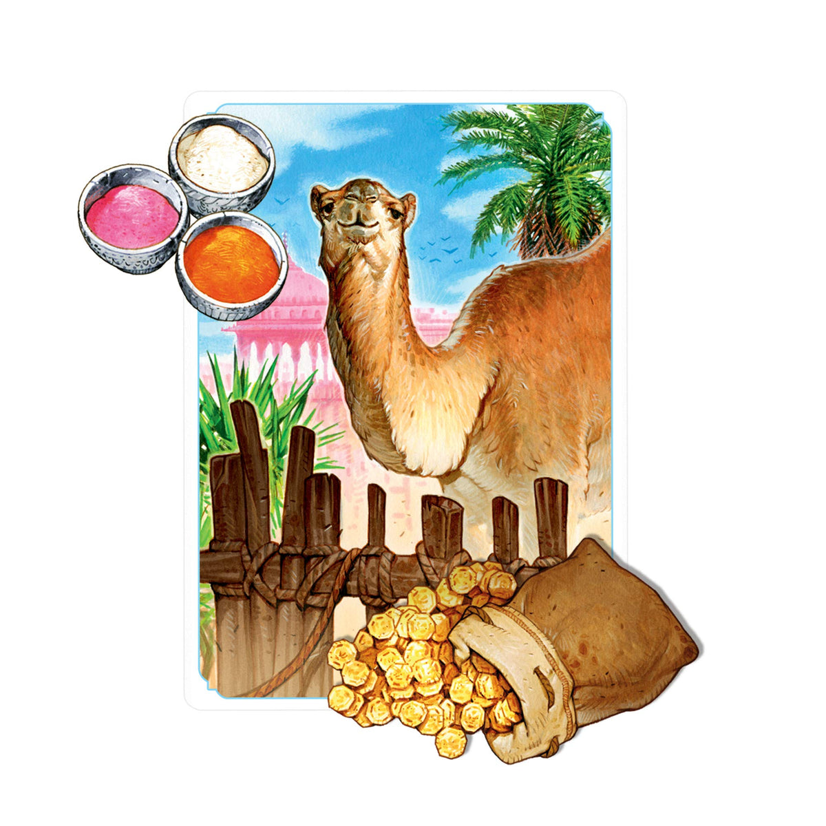 Asmodee Jaipur two-player duel setup showing quick, competitive gameplay