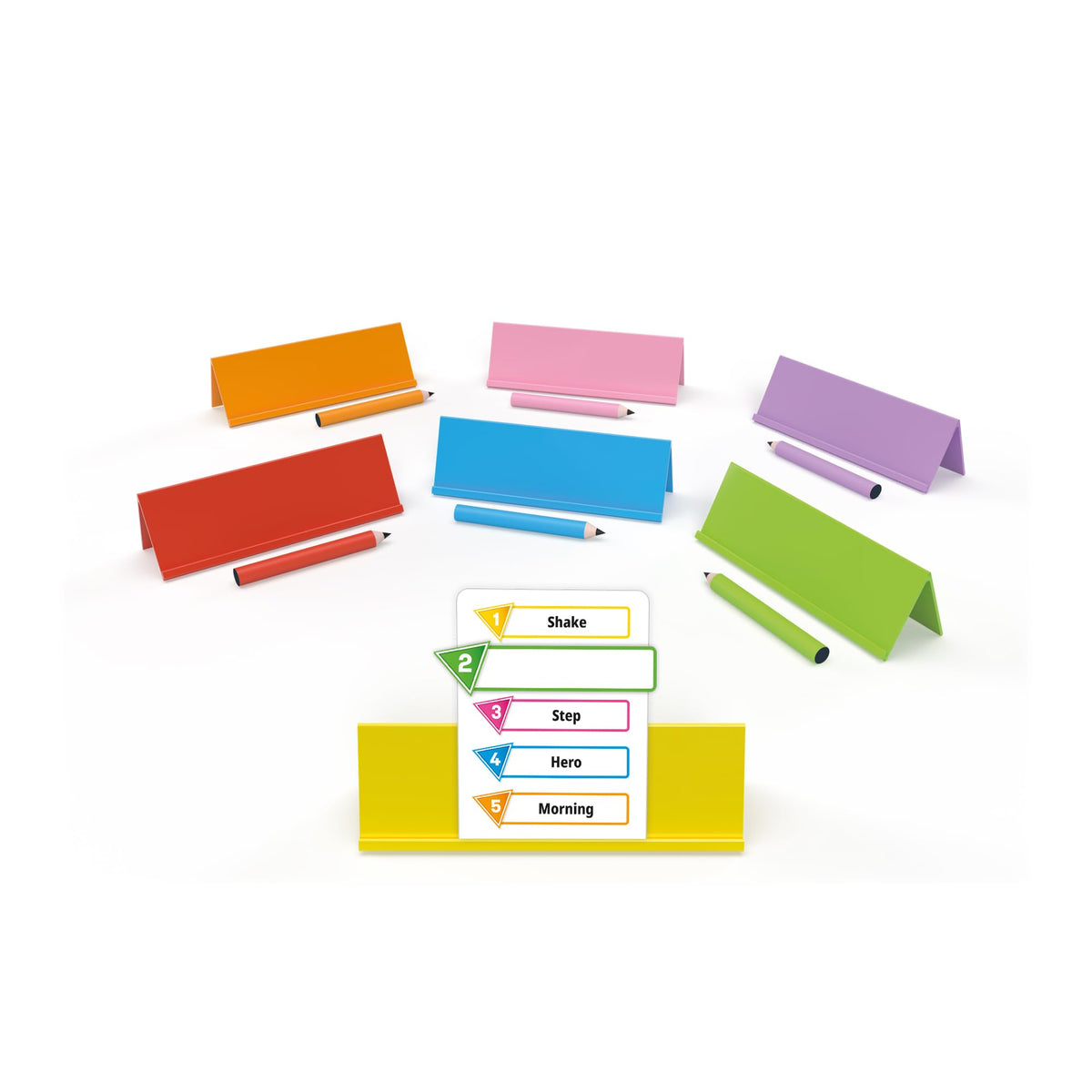 Asmodee Just One clue cards spread boosts creativity and quick thinking.