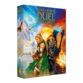 Asmodee The Lord of the Rings: Duel for Middle-earth box art signals epic two-player setup.