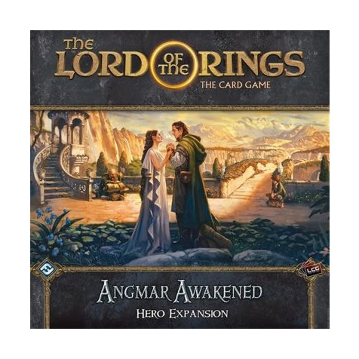 Asmodee The Lord of the Rings Angmar Awakened hero expansion cover enabling cooperative play