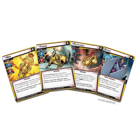 Asmodee Marvel Champions Age of Apocalypse showdown with iconic villains artwork.