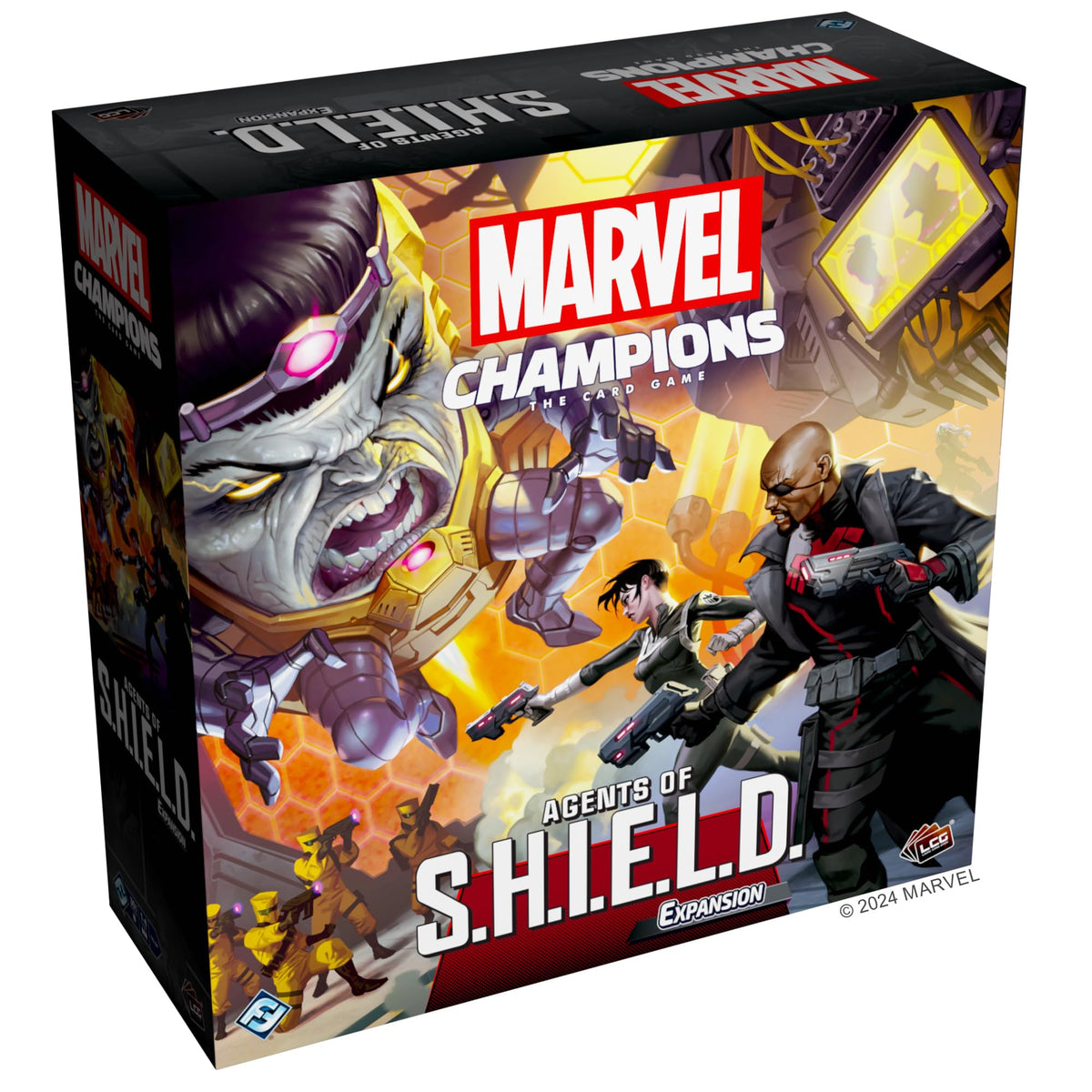Asmodee Marvel Champions Agents of S.H.I.E.L.D. Maria Hill deck ready to play cooperatively