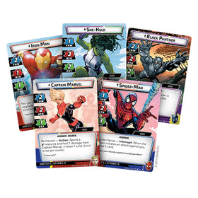 Asmodee Marvel Champions cooperative play scene invites teamwork.