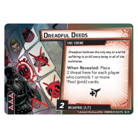 Asmodee Marvel Champions Deadpool Expanded Hero Pack artwork and extras that encourage flexible experimentation.