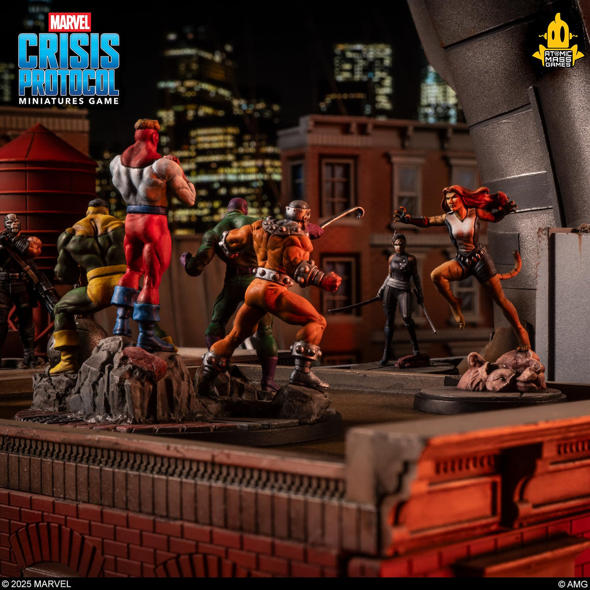 Asmodee Marvel Crisis Protocol character cards enabling new tactical options.