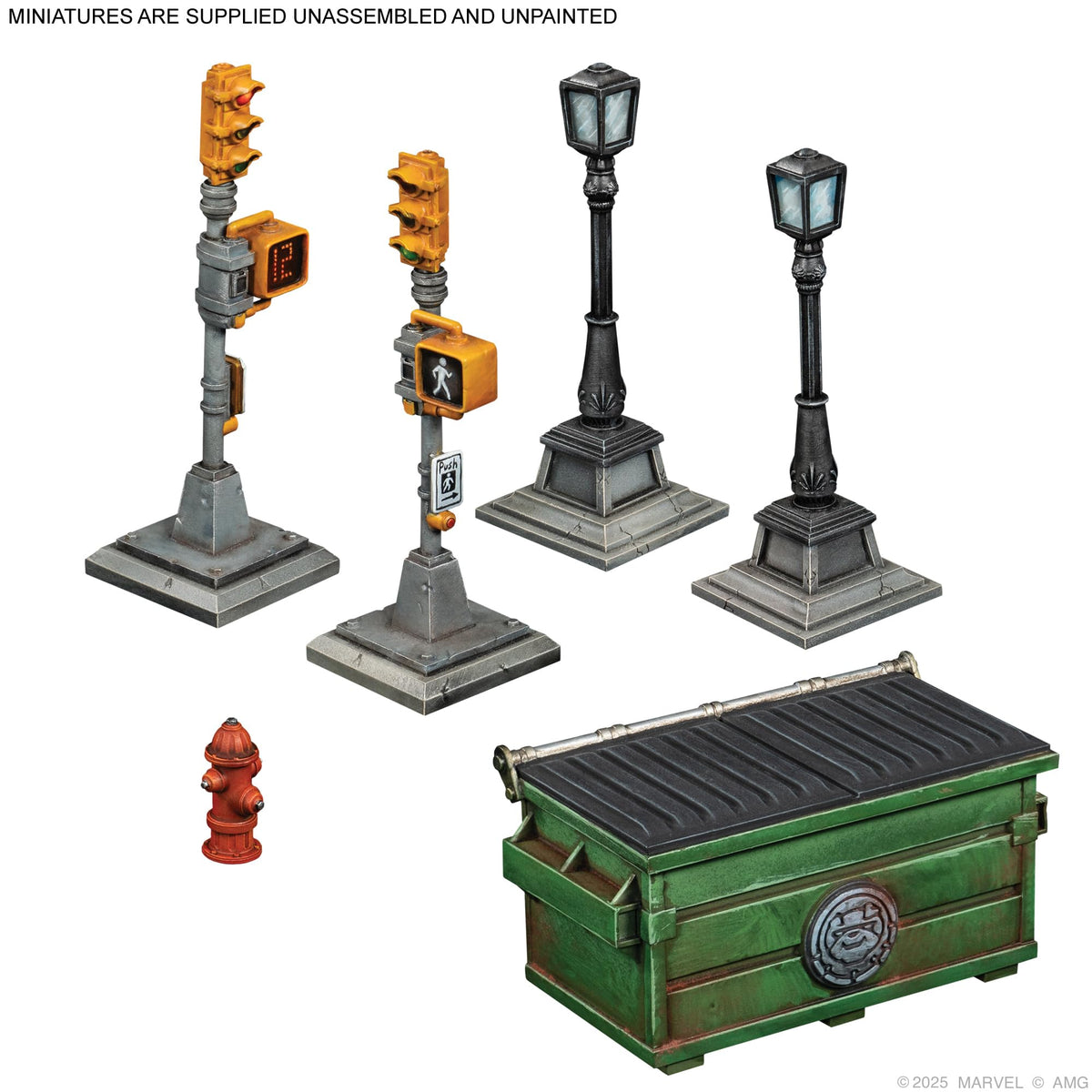 Asmodee Marvel Crisis Protocol Daily Grind cafe adds immersive battleground detail for strategic play