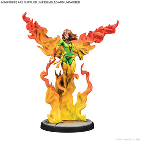 Asmodee Marvel Crisis Protocol Phoenix miniature 1 in dynamic battle pose