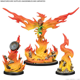 Asmodee Marvel Crisis Protocol Phoenix miniature 2 with bold stance