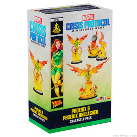 Asmodee Marvel Crisis Protocol Phoenix pack cover showing iconic hero art for collectors