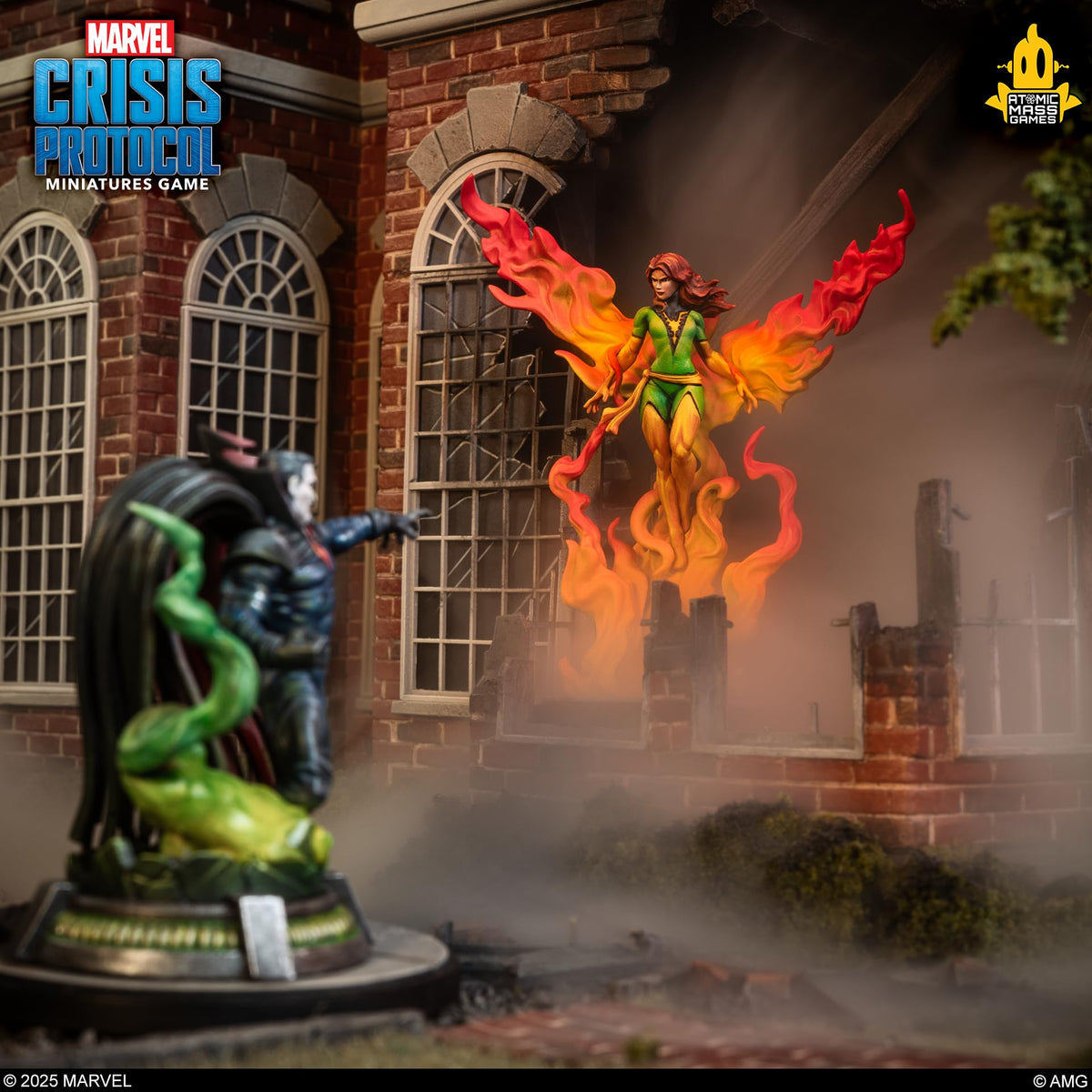 Asmodee Marvel Crisis Protocol Phoenix Unleashed miniature in intense form