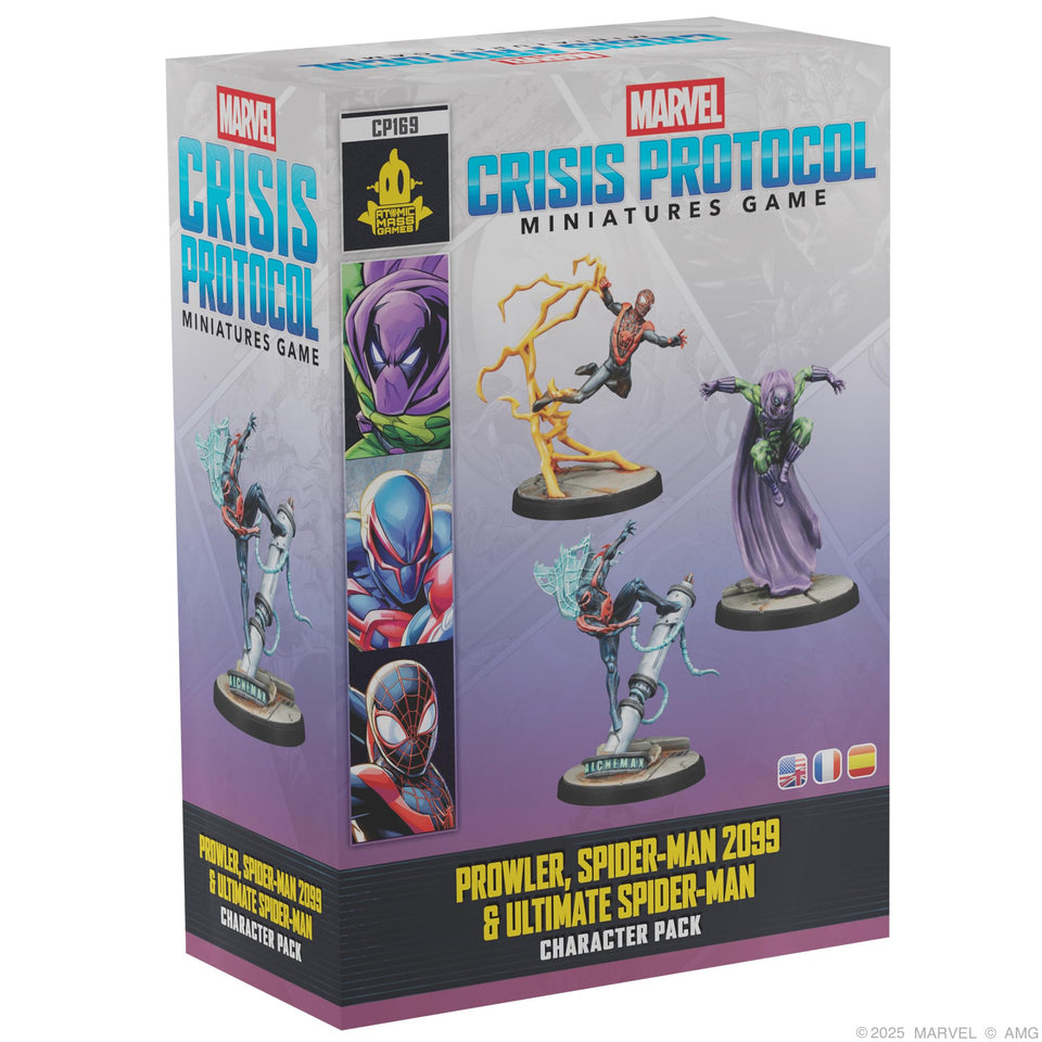 Asmodee Marvel Crisis Protocol Prowler miniature for stealth melee play.