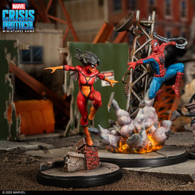 Asmodee Marvel Crisis Protocol Agent Venom figure ideal for disruptive team plays.