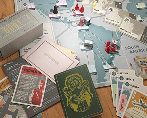 Asmodee Pandemic Legacy Season 0 character passports illustrate aliases and role immersion.
