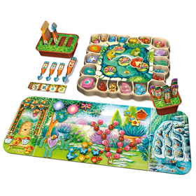 Asmodee Pergola tiles and board close-up highlighting tile placement and layout strategy.