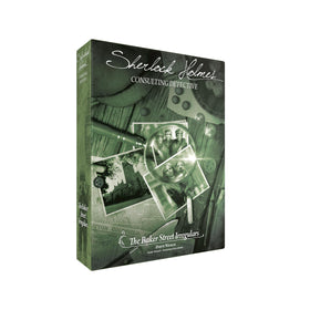 Asmodee Sherlock Holmes Baker Street Irregulars box cover for cooperative mystery play