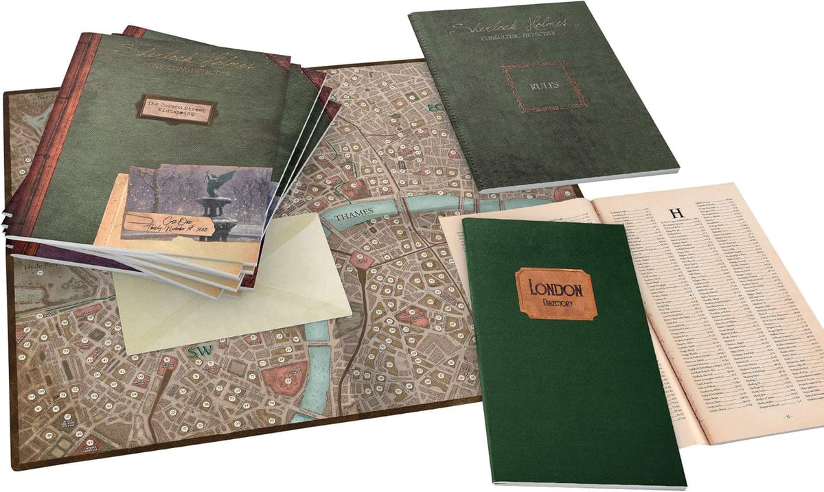 Asmodee Sherlock Holmes Baker Street Irregulars case files unlock ten fresh mysteries