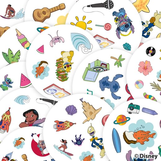 Asmodee Spot It! Disney Stitch 15-minute playtime for quick sessions.