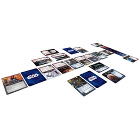 Asmodee Star Wars Deckbuilding Game iconic-cards showcase beloved characters and vehicles.