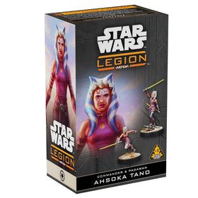 Asmodee Star Wars Legion Ahsoka commander image, commanding presence enhances battlefield tactics.