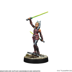 Asmodee Star Wars Legion Ahsoka Padawan image, keen pose highlights apprentice-led combat dynamic.