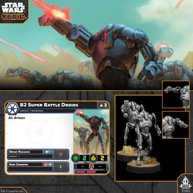 Multilingual components from the Asmodee B2 droids expansion for international players