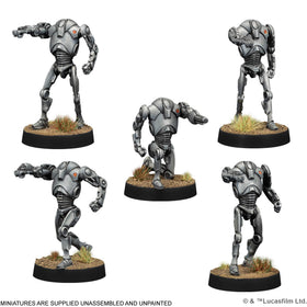 B2 unit card and upgrade cards for flexible Separatist army composition in Star Wars Legion