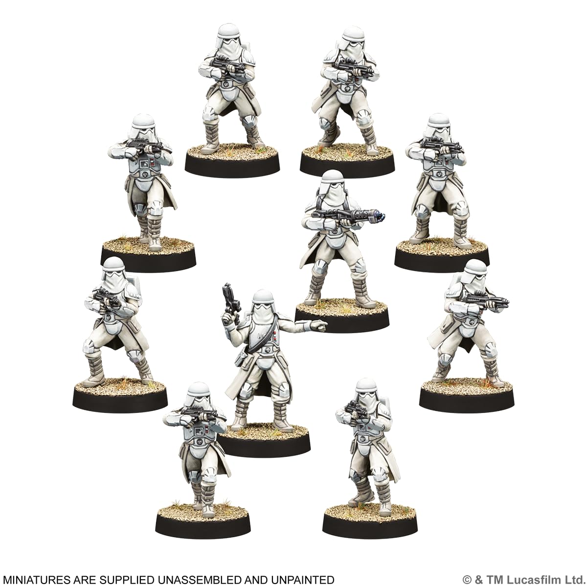 Asmodee Star Wars Legion Blizzard Force includes 36 miniatures for varied squads.