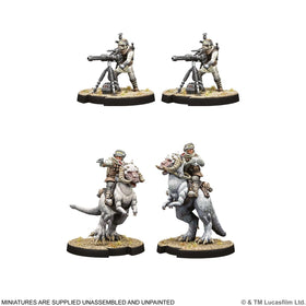 Dice, templates, and tokens included for quick setup in Asmodee Star Wars: Legion Echo Base Defenders.