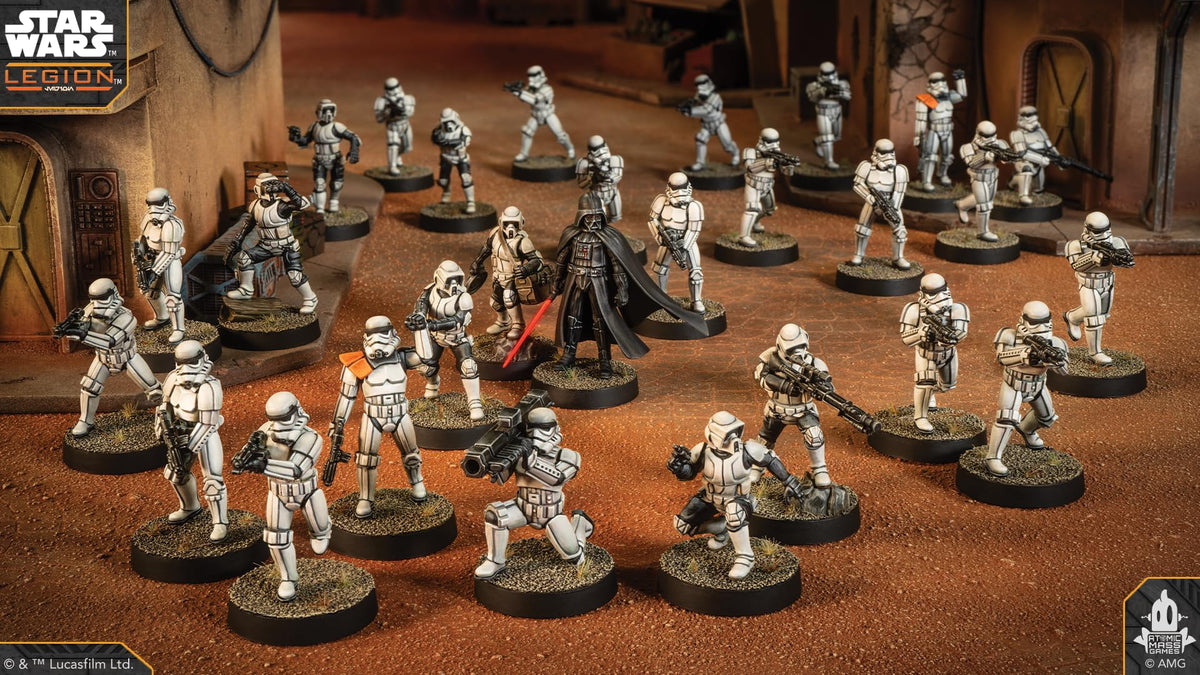 Asmodee Star Wars: Legion Galactic Empire stormtroopers for core infantry actions